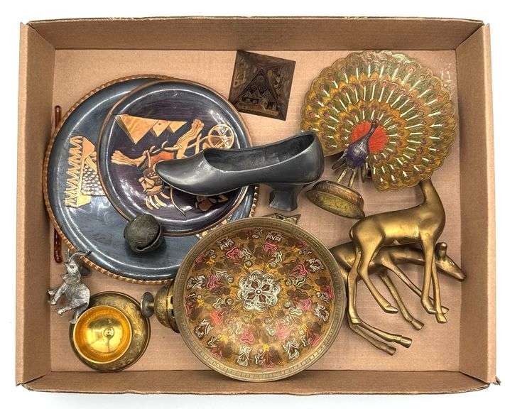 Variety Of Brass Figurines