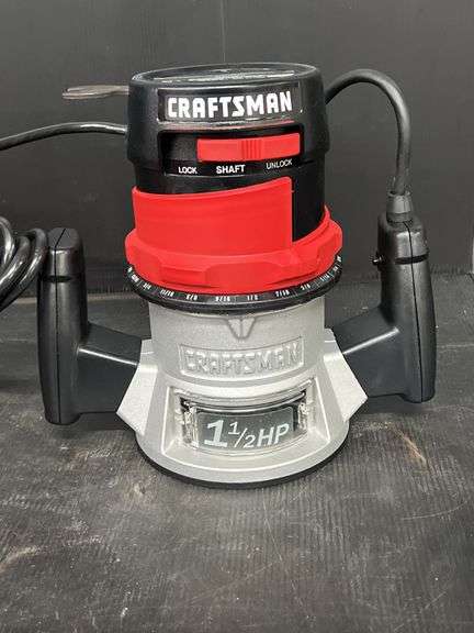 (G) Craftsman 1.5 HP Router And Handyman Handy ToughTest Router Bits ...