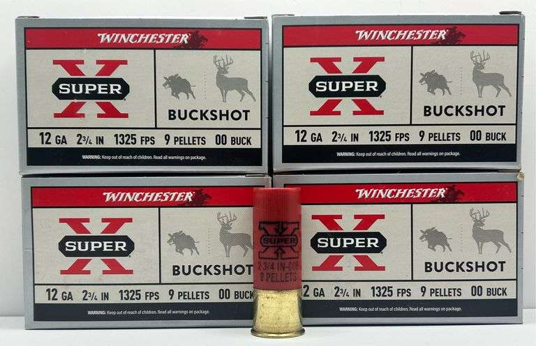 (DV) Winchester Super-X 12 Gauge Buckshot Shotshells