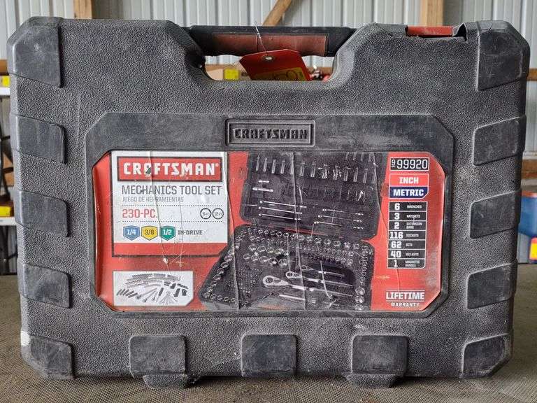 Craftsman Mechanics Tool Set Kraft Auction Service, LLC