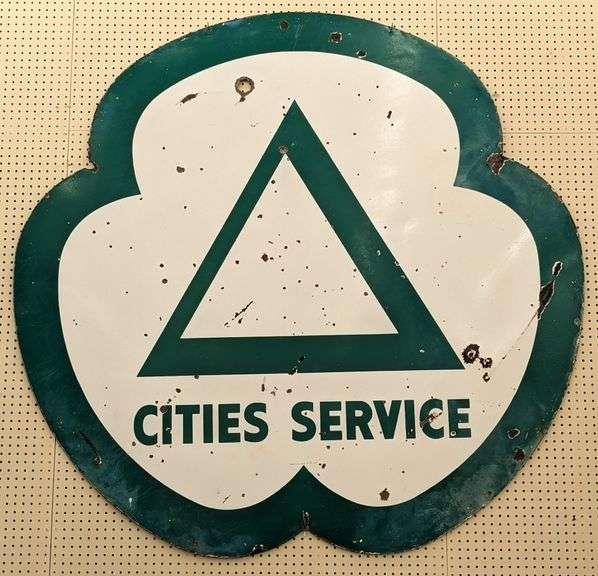 6ft Vintage  DSP Cities Service Service Station Sign