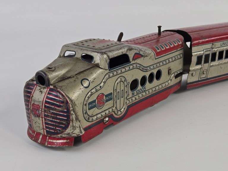 Vintage Marx Tin Windup Union Pacific Train Set
