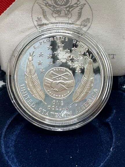 2004 Lewis and Clark Bicentennial Silver Dollar Proof Coin