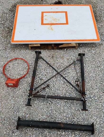 (AK)Steel Full Size Professional Wall Mount Basket Ball Hoop And Back Board