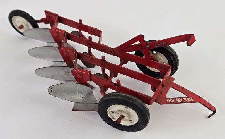 Vintage 1/16 Tru-Scale 4-Bottom Moldboard Plow