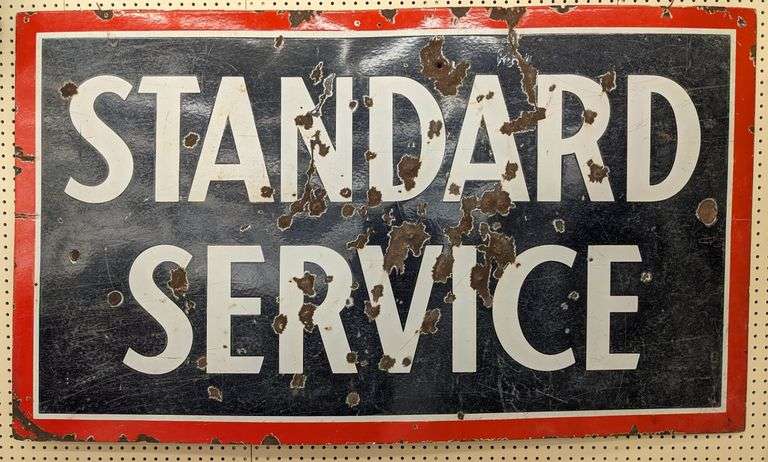 Vintage DSP Standard Service Adv Sign 64x37
