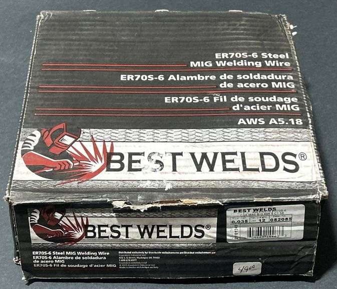 (ZZ) Best Welds Steel MIG Welding Wire Kraft Auction Service, LLC