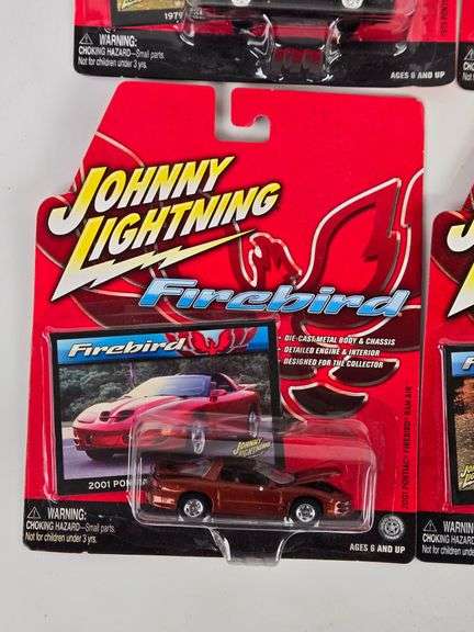 (9) Johnny Lightning Pontiac Firebird Die-Cast Cars In Blister Packages