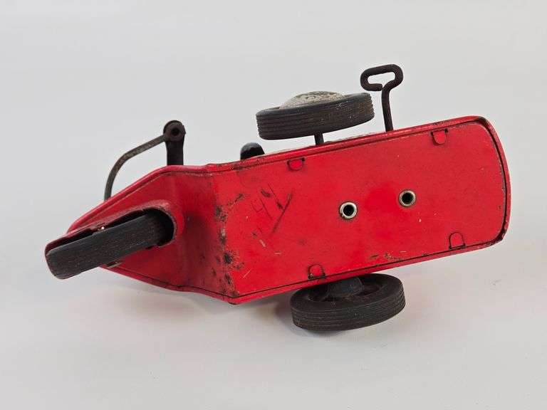 Vintage Nylint Toys Tin Windup 3-Wheel Servicycle / Scooter