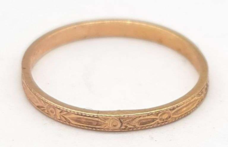 (F) 10K Rose Gold Children's Ring