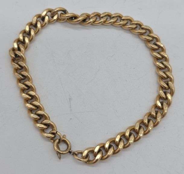 (F) Gold Over Sterling Silver Bracelet