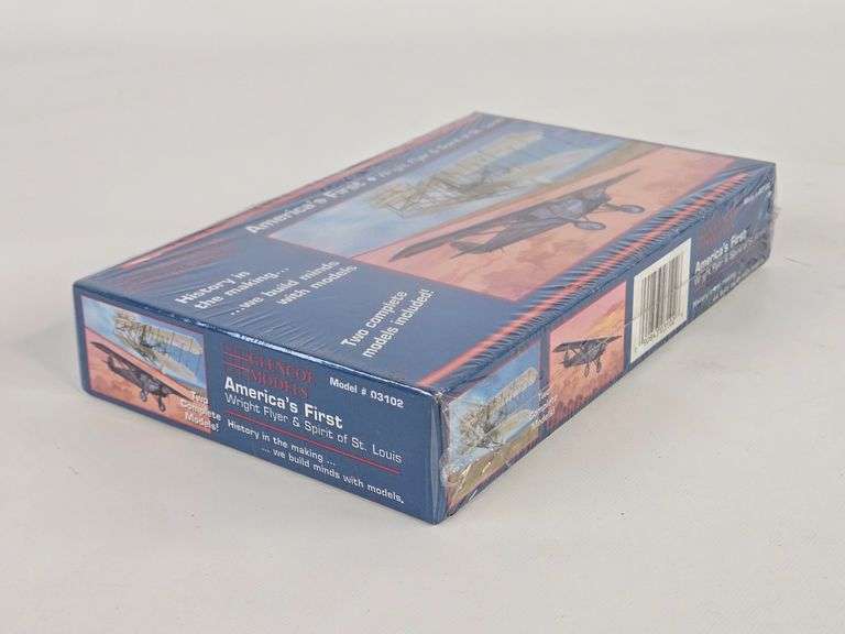 Glencoe Models America's First Wright Flyer & Spirit of St. Louis Model Kit - Sealed