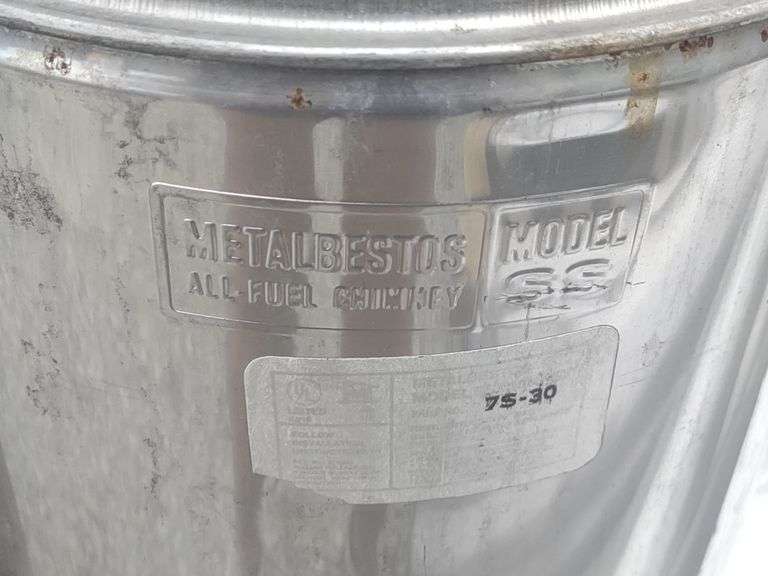 (G) Pallet of Stainless Chimney Ducts, Vent Pipes, Hoods, & More