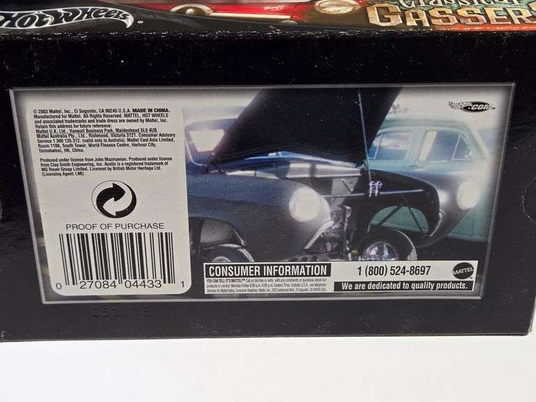Hot Wheels Classical Gassers 2 Car Collector Set Limited Edition In Box