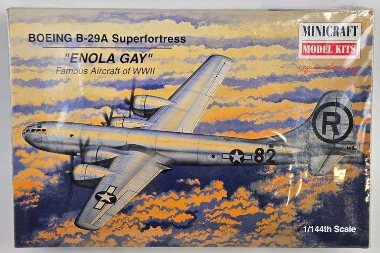 1/144 Minicraft Boeing B-29A Superfortress "Enola Gay" Aircraft Model Kit - Sealed