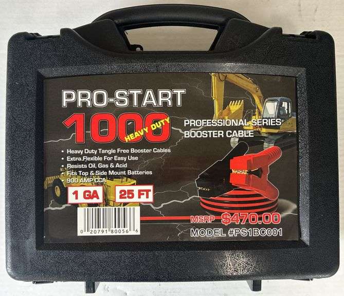 Pro-Start 1000 1 Gauge 25’ Booster Cable