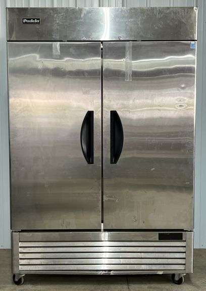(E) Padela 2-Door Reach-In Bottom Mount Freezer.