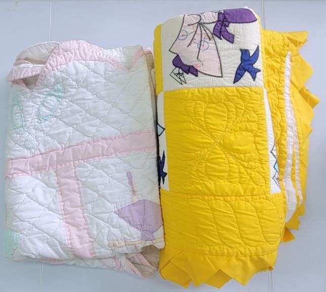 (F) Hand Stitched Quilted Blankets