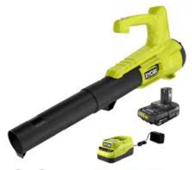 (CC) Ryobi One+ 250cfm 18V Blower Kit.