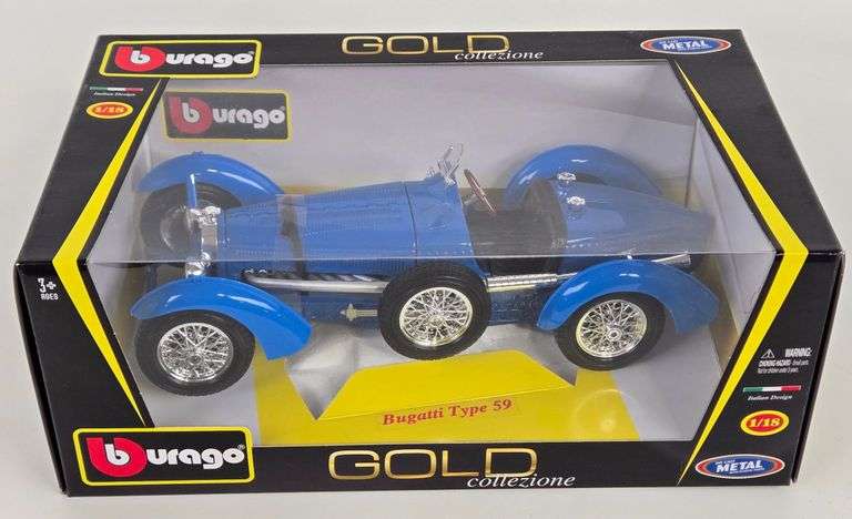 1/18 Scale Die-Cast Bugatti Type 59 Replica