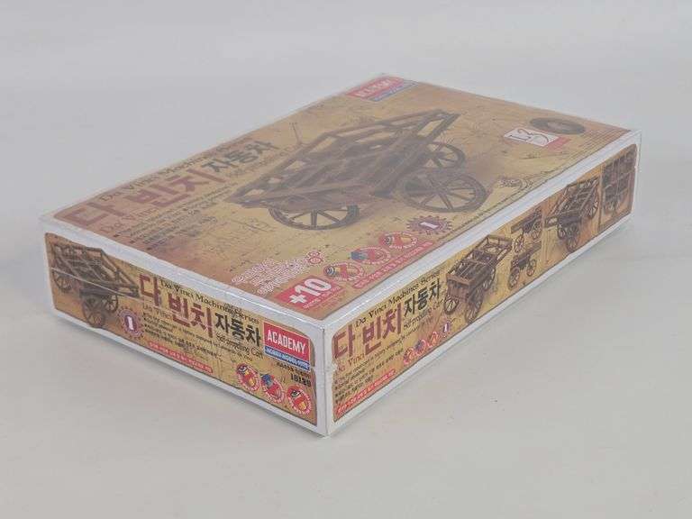 Academy Da Vinci Machine Series Self-Propelling Cart Hobby Model Kit - Sealed