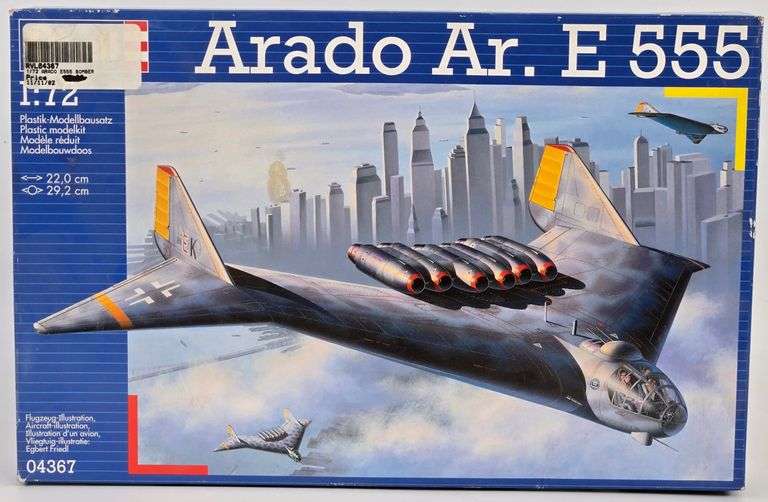 1/72 Scale Revell Arado AR. E555 Bomber Plane Model Kit - Sealed
