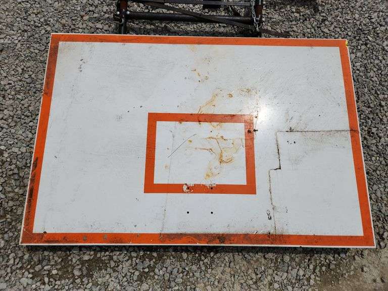 (AK) Steel Full Size Professional Wall Mount Basket Ball Hoop And Back Board