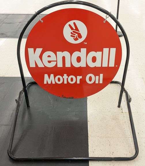 Vintage DST Kendall Motor Oil Curb Sign