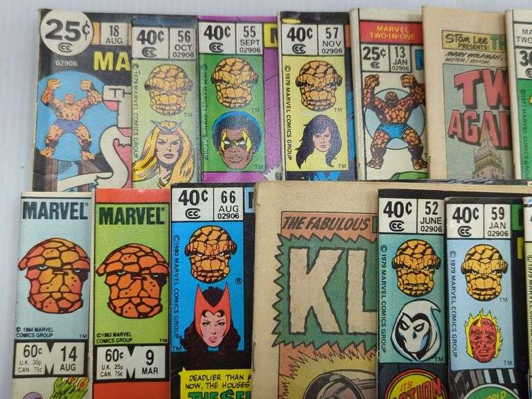 (D) Marvel The Thing Comic Books