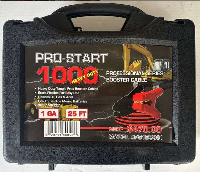 Pro-Start 1000 1 Gauge 25’ Booster Cable