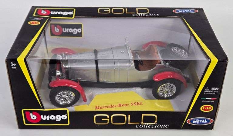 1/18 Scale Die-Cast Mercedes-Benz SSKL