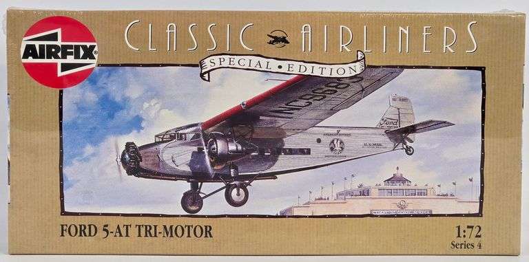 1/72 Airfix Ford 5-AT Tri-Motor Airplane Special Edition Model Kit - Sealed