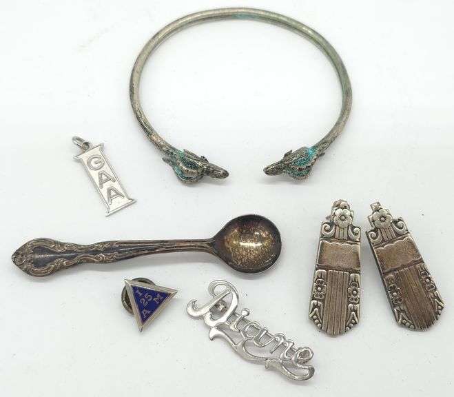 (XY) Sterling Silver and 800 Silver Jewelry