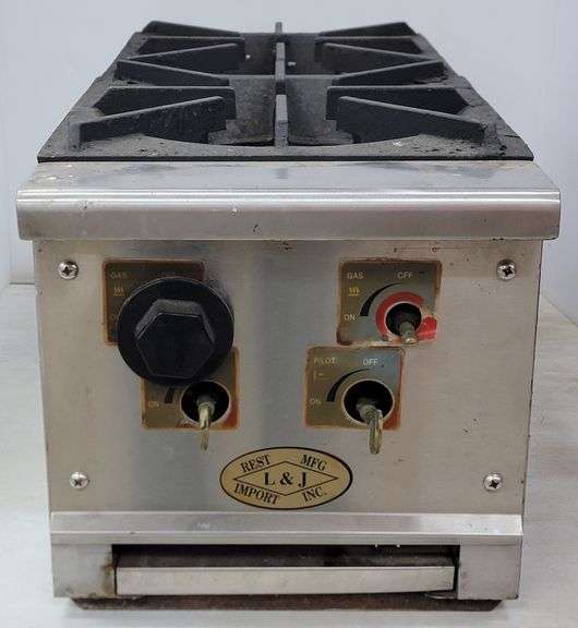(G) L&J Rest Mfg Import Inc 2 Burner Gas Stove