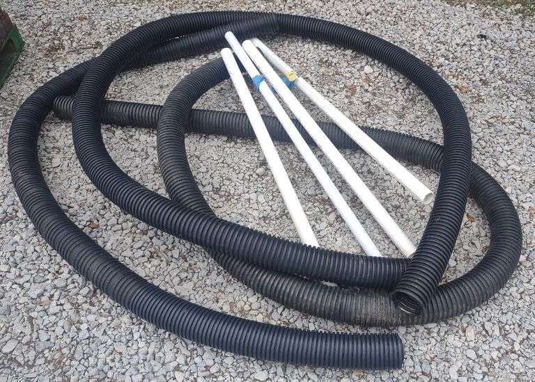 (G) Black Corrugated & PVC Pipes
