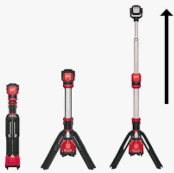 (CC) Milwaukee M12 Adjustable Dual Power Tower Light
