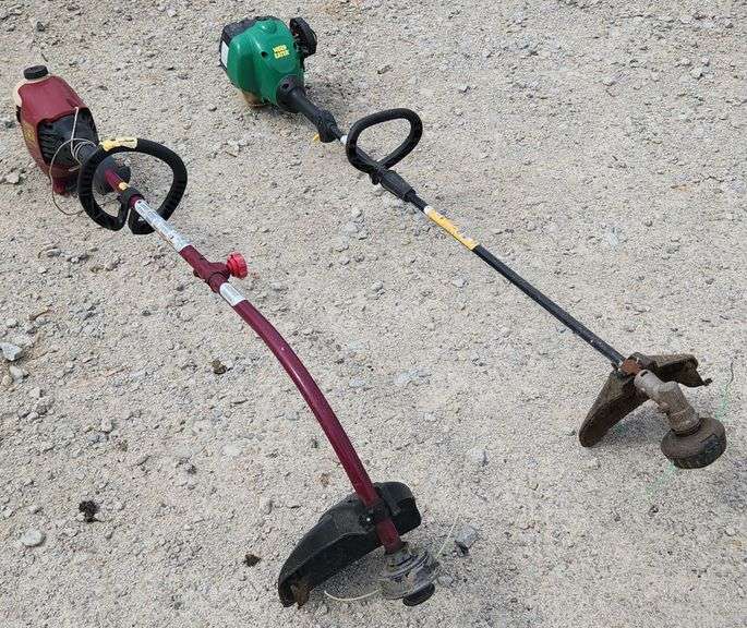 (J) Gas Powered Poulan And Weed Eater  String Trimmers