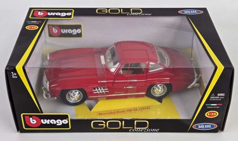 1/18 Scale Die-Cast 1954 Mercedes-Benz 300SL Car