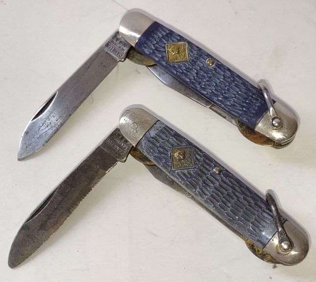 (CC) Vtg. Camillus Cutlery BSA Cub Scouts Of America Pocket Knifes