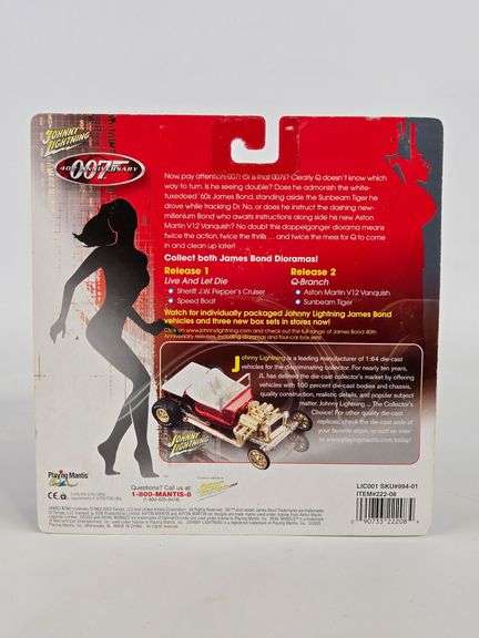 Johnny Lightning James Bond 007 Choose Q's Ruse Die-Cast In Blister Package