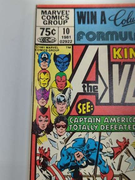 (D) Marvel The Avengers Comic Book Vol. 1 #10 1961