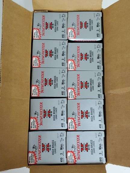 (K) 250 Rounds Winchester Super X 410 Gauge 3" Shotgun Shells