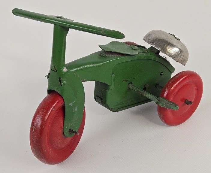 Occupied Japan Tin Windup Tricycle