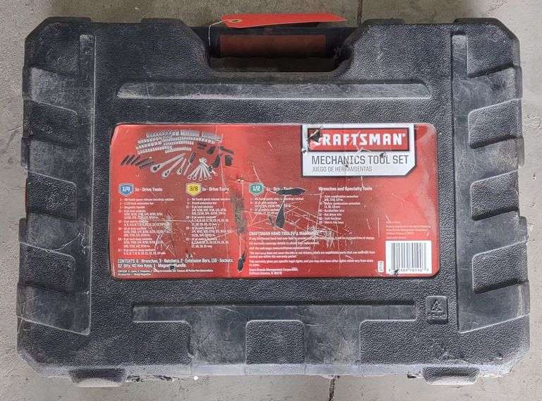 Craftsman Mechanics Tool Set Kraft Auction Service, LLC
