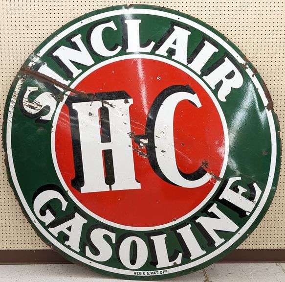 6ft Vintage DSP Sinclair HC Gasoline Sign