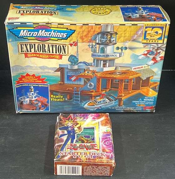 (X) Micro Machines Exploration Harbor Rescue Center And Yu-Gi-Oh! TCG ...