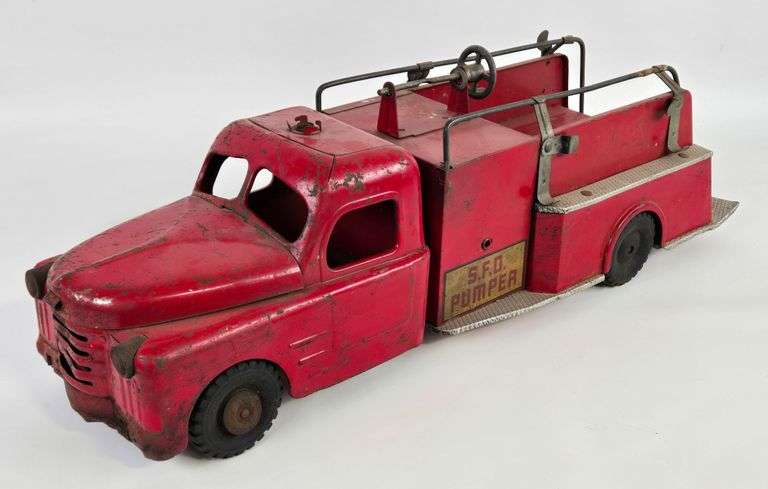 Vintage Structo Fire Department Pumper Fire Truck