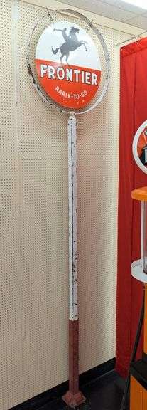 Over 12ft Custom Frontier Service Station Sign