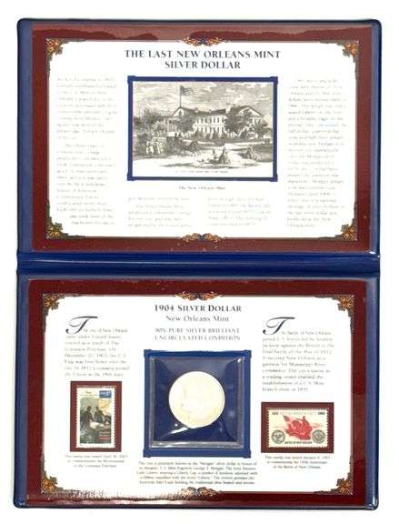 1904-O U.S. Morgan Silver Dollar (The Last New Orleans Mint Silver Dollar Set)