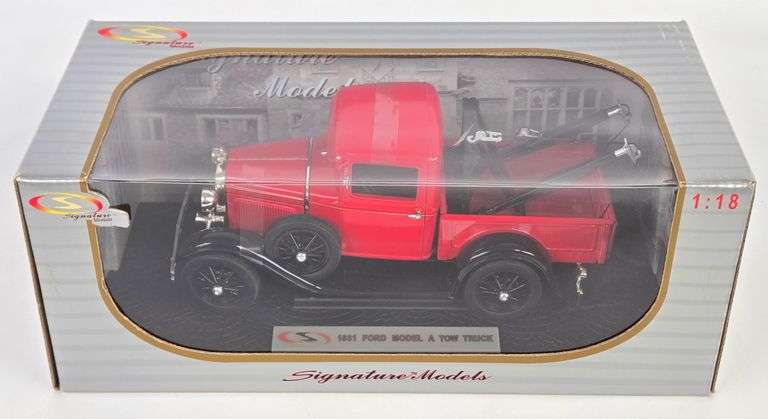 1/18 Scale Die-Cast 1931 Ford Model A Tow Truck